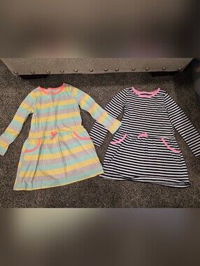 Girls Casual Striped Dress Lot